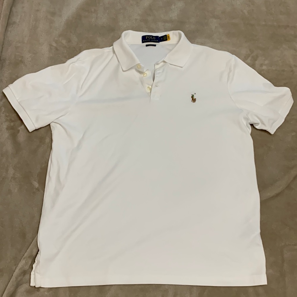 Ralph Lauren Classic Fit White Polo.